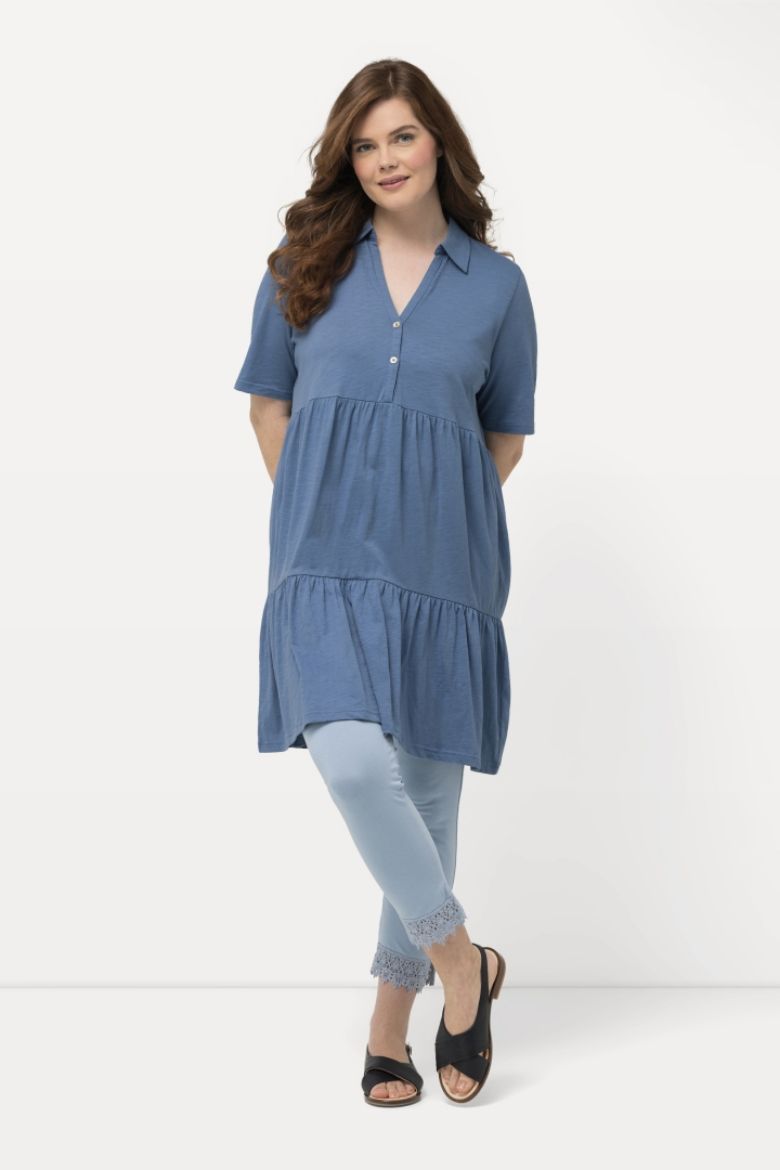 Moda za polnejše Majica Polo A kroja plus velikost, xxl, Ulla Popken in Johann Popken (JP1880)