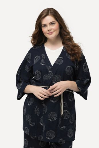 Moda za polnejše Majica na vezanje plus velikost, xxl, Ulla Popken in Johann Popken (JP1880)