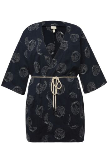 Moda za polnejše Majica na vezanje plus velikost, xxl, Ulla Popken in Johann Popken (JP1880)