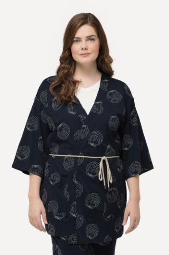 Moda za polnejše Majica na vezanje plus velikost, xxl, Ulla Popken in Johann Popken (JP1880)