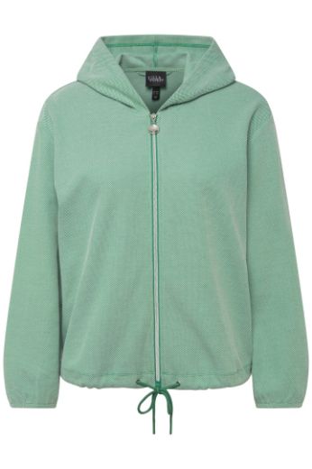 Moda za polnejše Majica s kapuljačom i patentnim zatvaračem plus velikost, xxl, Ulla Popken in Johann Popken (JP1880)
