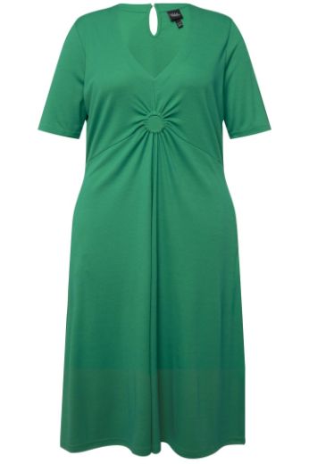 Moda za polnejše Haljina midi s otvorom plus velikost, xxl, Ulla Popken in Johann Popken (JP1880)