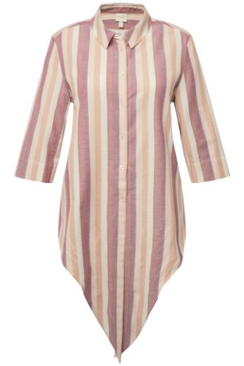 Moda za polnejše Bluza na vezanje 3/4 rukavi plus velikost, xxl, Ulla Popken in Johann Popken (JP1880)