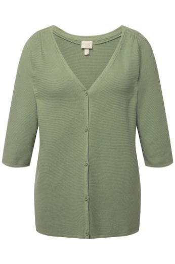 Moda za polnejše Kardigan s 3/4 rukavima plus velikost, xxl, Ulla Popken in Johann Popken (JP1880)