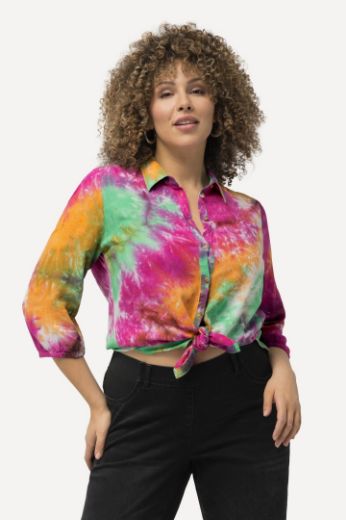 Moda za polnejše Bluza 3/4 rukavi plus velikost, xxl, Ulla Popken in Johann Popken (JP1880)
