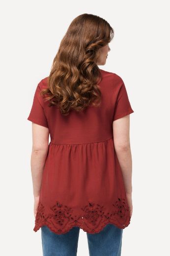 Moda za polnejše Majica kratkih rukava s dodatkom ukrasne čipke plus velikost, xxl, Ulla Popken in Johann Popken (JP1880)