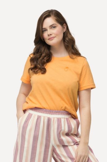 Moda za polnejše Majica kratkih rukava s motivom breskve plus velikost, xxl, Ulla Popken in Johann Popken (JP1880)