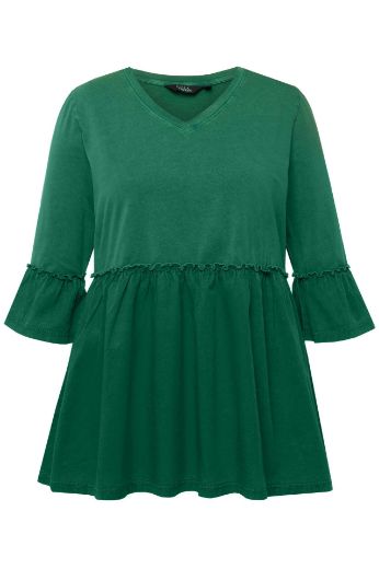 Moda za polnejše Majica A kroja s volanima plus velikost, xxl, Ulla Popken in Johann Popken (JP1880)