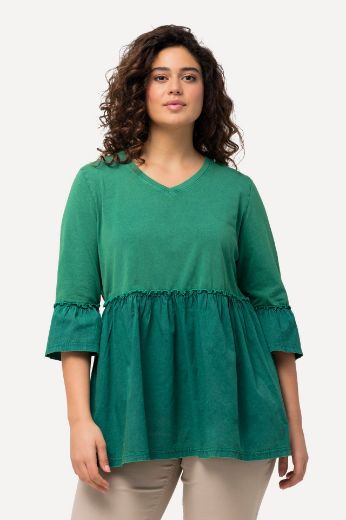 Moda za polnejše Majica A kroja s volanima plus velikost, xxl, Ulla Popken in Johann Popken (JP1880)