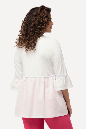 Moda za polnejše Majica A kroja s volanima plus velikost, xxl, Ulla Popken in Johann Popken (JP1880)