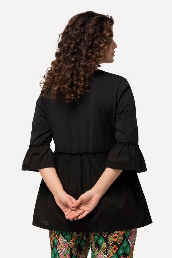 Moda za polnejše Majica A kroja s volanima plus velikost, xxl, Ulla Popken in Johann Popken (JP1880)