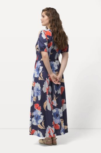 Moda za polnejše Haljina cvjetnog printa na kopčanje plus velikost, xxl, Ulla Popken in Johann Popken (JP1880)