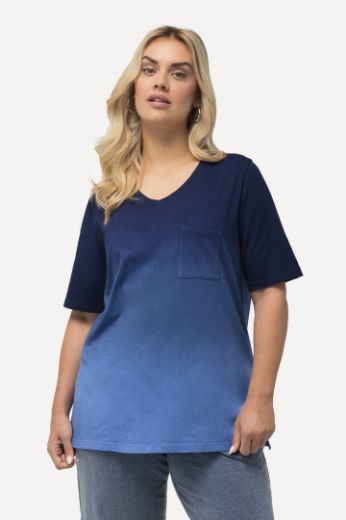 Moda za polnejše Majica kratkih rukava s džepom plus velikost, xxl, Ulla Popken in Johann Popken (JP1880)
