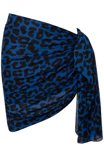 Moda za polnejše Pareo leopard motiva plus velikost, xxl, Ulla Popken in Johann Popken (JP1880)