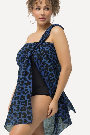 Moda za polnejše Pareo leopard motiva plus velikost, xxl, Ulla Popken in Johann Popken (JP1880)