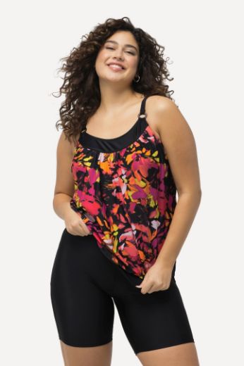 Moda za polnejše Kupaći kostim Tankini s produženim nogavicama plus velikost, xxl, Ulla Popken in Johann Popken (JP1880)