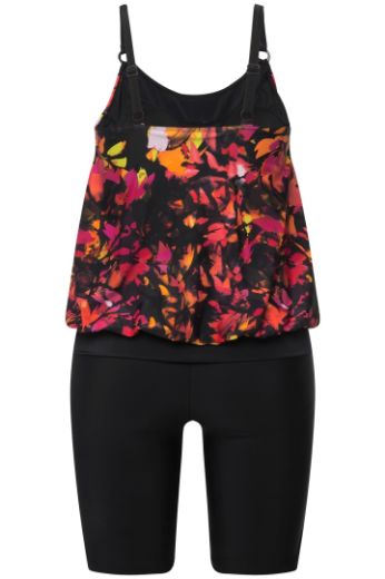 Moda za polnejše Kupaći kostim Tankini s produženim nogavicama plus velikost, xxl, Ulla Popken in Johann Popken (JP1880)