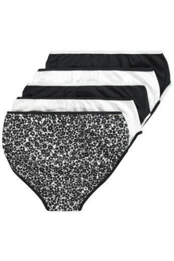 Moda za polnejše Gaćice midi 5 komada plus velikost, xxl, Ulla Popken in Johann Popken (JP1880)