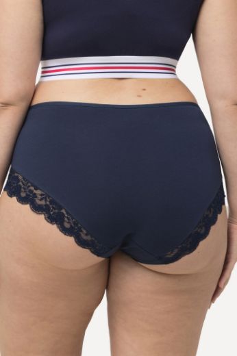 Moda za polnejše Gaćice s dodatkom ukrasne čipke 3 komada plus velikost, xxl, Ulla Popken in Johann Popken (JP1880)