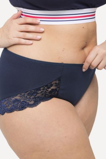 Moda za polnejše Gaćice s dodatkom ukrasne čipke 3 komada plus velikost, xxl, Ulla Popken in Johann Popken (JP1880)