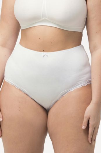 Moda za polnejše Gačice maxi 3 komada s dodatkom čipke na obrubu plus velikost, xxl, Ulla Popken in Johann Popken (JP1880)