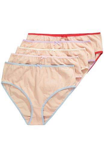 Moda za polnejše Gaćice midi 5 komada plus velikost, xxl, Ulla Popken in Johann Popken (JP1880)