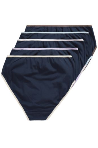 Moda za polnejše Gaćice midi 5 komada plus velikost, xxl, Ulla Popken in Johann Popken (JP1880)