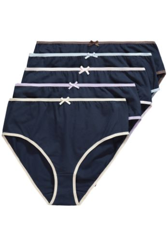 Moda za polnejše Gaćice midi 5 komada plus velikost, xxl, Ulla Popken in Johann Popken (JP1880)