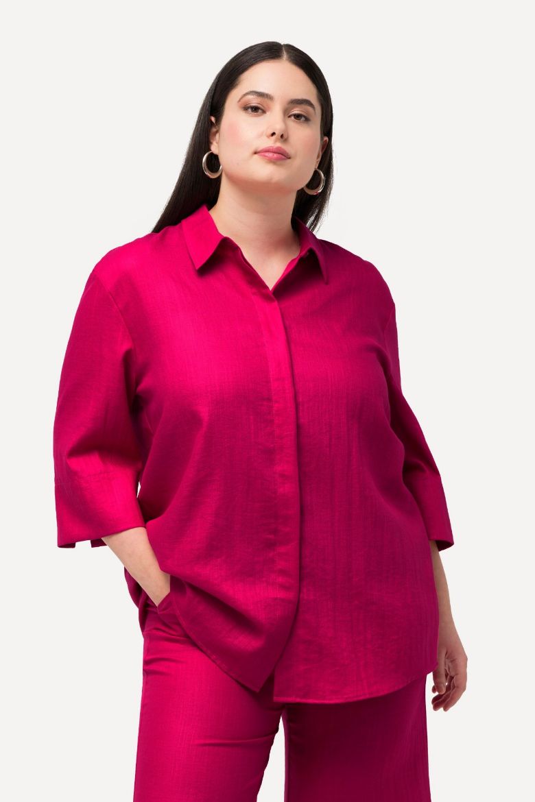 Moda za polnejše Bluza kratkih rukava plus velikost, xxl, Ulla Popken in Johann Popken (JP1880)