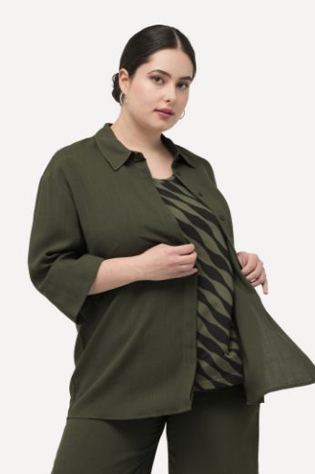 Moda za polnejše Bluza kratkih rukava plus velikost, xxl, Ulla Popken in Johann Popken (JP1880)