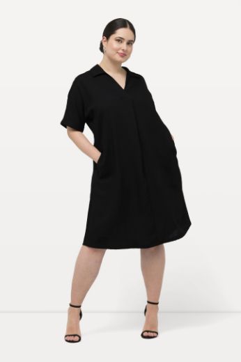 Moda za polnejše Haljina kratkih rukava A kroja plus velikost, xxl, Ulla Popken in Johann Popken (JP1880)