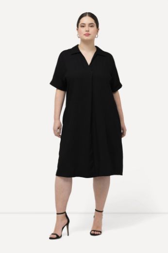 Moda za polnejše Haljina kratkih rukava A kroja plus velikost, xxl, Ulla Popken in Johann Popken (JP1880)