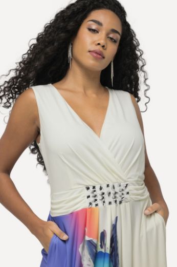 Moda za polnejše Haljina elegantna bez rukava dužeg kroja plus velikost, xxl, Ulla Popken in Johann Popken (JP1880)