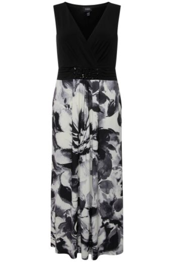 Moda za polnejše Haljina elegantna bez rukava dužeg kroja plus velikost, xxl, Ulla Popken in Johann Popken (JP1880)