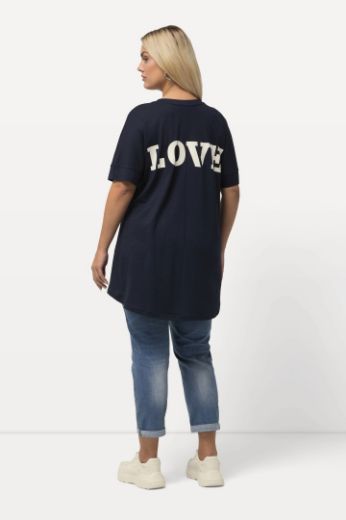 Moda za polnejše Majica dužeg modela kratkih rukava s printom srca plus velikost, xxl, Ulla Popken in Johann Popken (JP1880)