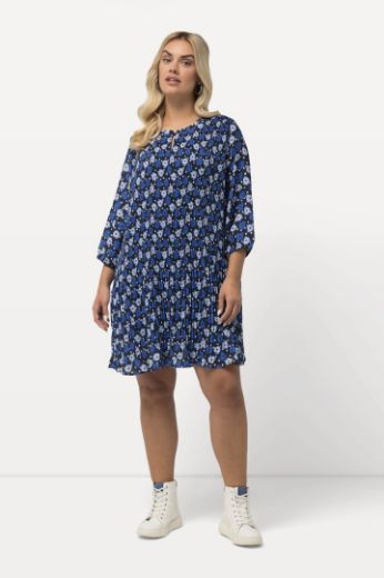 Moda za polnejše Haljina plise kraćeg kroja plus velikost, xxl, Ulla Popken in Johann Popken (JP1880)