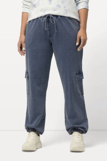 Moda za polnejše Hlače Cargo na vezanje plus velikost, xxl, Ulla Popken in Johann Popken (JP1880)