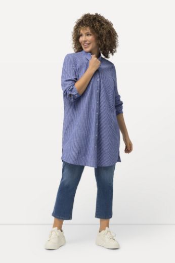 Moda za polnejše Bluza dužeg kroja na pruge plus velikost, xxl, Ulla Popken in Johann Popken (JP1880)