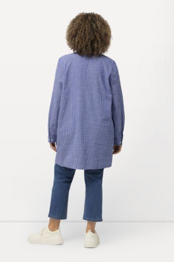 Moda za polnejše Bluza dužeg kroja na pruge plus velikost, xxl, Ulla Popken in Johann Popken (JP1880)