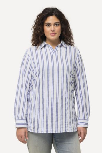 Moda za polnejše Bluza dugih rukava na pruge plus velikost, xxl, Ulla Popken in Johann Popken (JP1880)