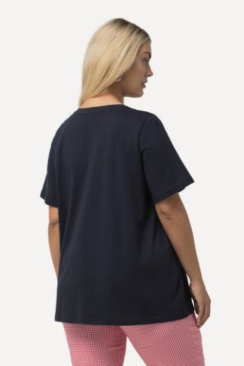 Moda za polnejše Majica kratkih rukava s ukrasnim dodatkom na ovratniku plus velikost, xxl, Ulla Popken in Johann Popken (JP1880)