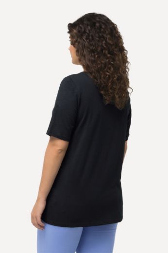 Moda za polnejše Majica kratkih rukava A kroja cvjetnog printa plus velikost, xxl, Ulla Popken in Johann Popken (JP1880)