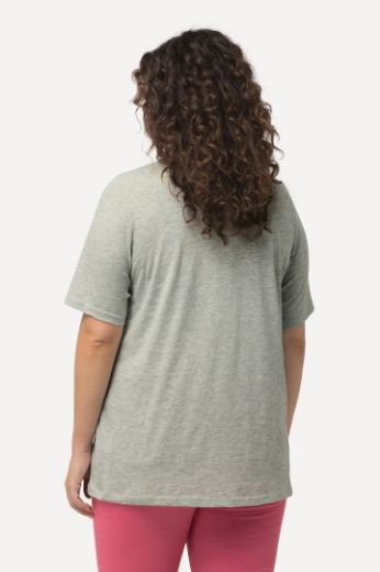 Moda za polnejše Majica kratkih rukava A kroja cvjetnog printa plus velikost, xxl, Ulla Popken in Johann Popken (JP1880)