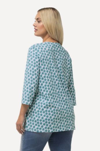 Moda za polnejše Majica 3/4 rukava cvjetnog printa plus velikost, xxl, Ulla Popken in Johann Popken (JP1880)