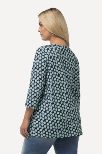 Moda za polnejše Majica 3/4 rukava cvjetnog printa plus velikost, xxl, Ulla Popken in Johann Popken (JP1880)