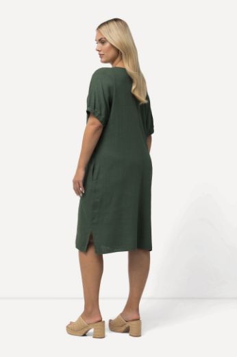 Moda za polnejše Haljina V ovratnika kratkih rukava plus velikost, xxl, Ulla Popken in Johann Popken (JP1880)