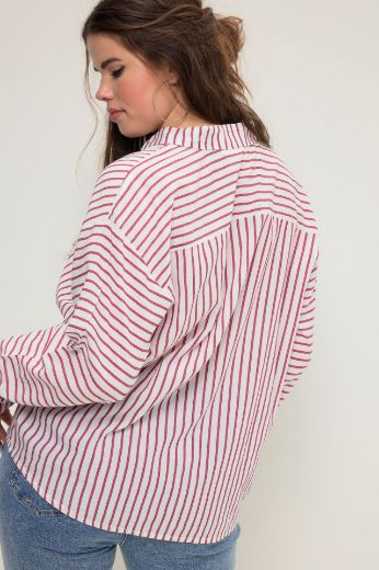 Moda za polnejše Bluza dugih rukava na pruge plus velikost, xxl, Ulla Popken in Johann Popken (JP1880)