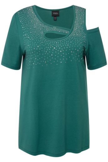 Moda za polnejše Majica s otvorima i ukrasnim dodacima plus velikost, xxl, Ulla Popken in Johann Popken (JP1880)
