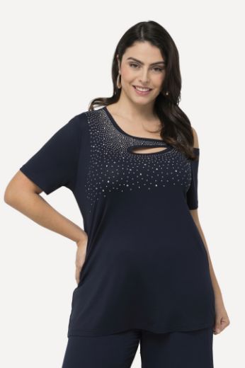 Moda za polnejše Majica s otvorima i ukrasnim dodacima plus velikost, xxl, Ulla Popken in Johann Popken (JP1880)