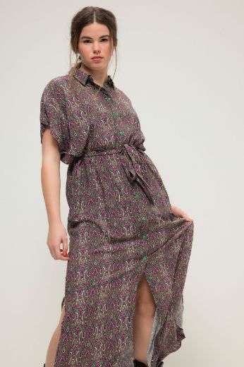 Moda za polnejše Haljina maxi na vezanje plus velikost, xxl, Ulla Popken in Johann Popken (JP1880)